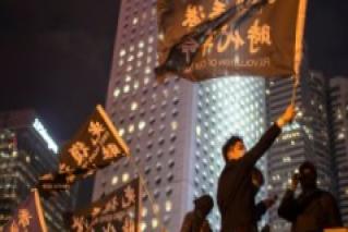 Hong Kong man jailed for T-shirt protest slogan.