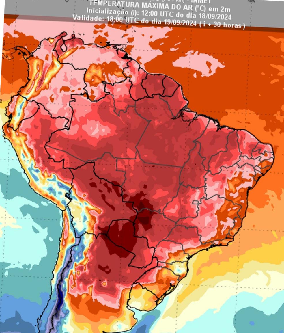 Severe weather may occur in Rio Grande do Sul, Santa Catarina and the southern region of Paraná